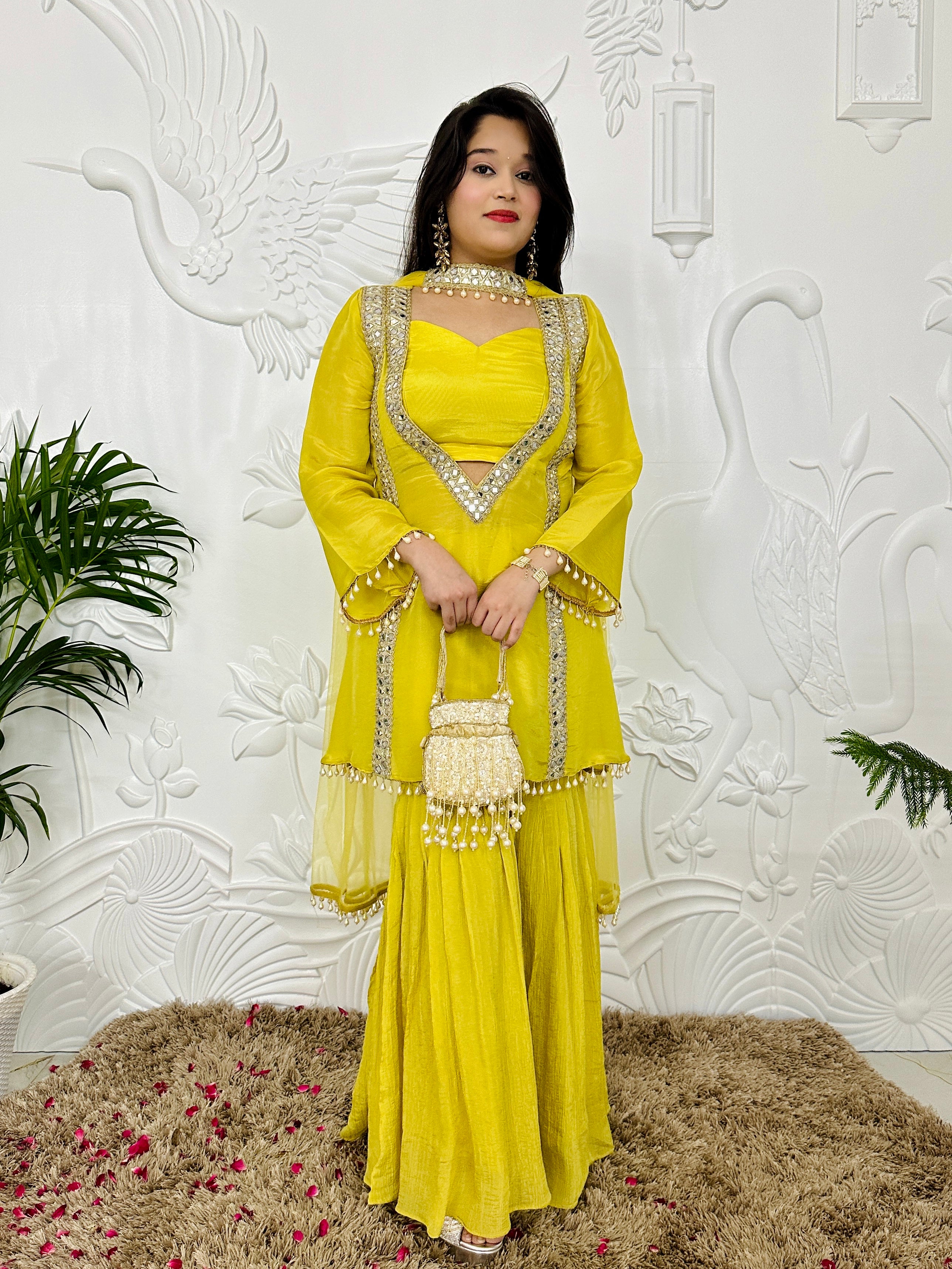 modern sharara dress Zoya