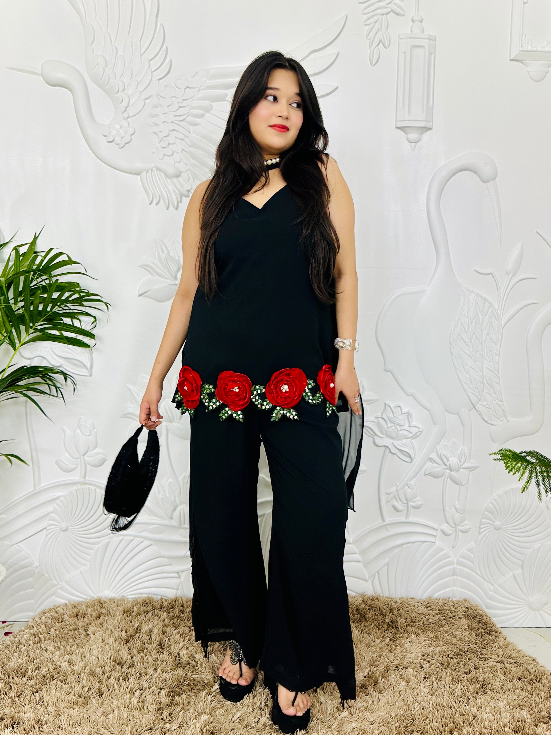 Kaira - Black Indo-Western Beauty