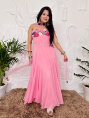 Inaayat- Blush Pink Designer Anarkali