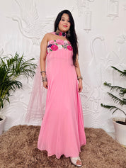 Inaayat- Blush Pink Designer Anarkali