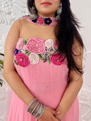 Inaayat- Blush Pink Designer Anarkali