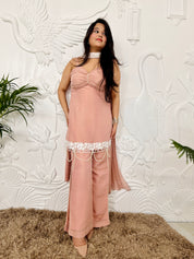MAHIRA - Peach Indo-Western