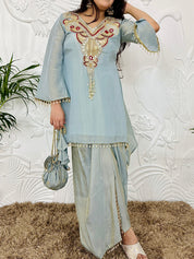 Nazia  - Grey Indo-Western