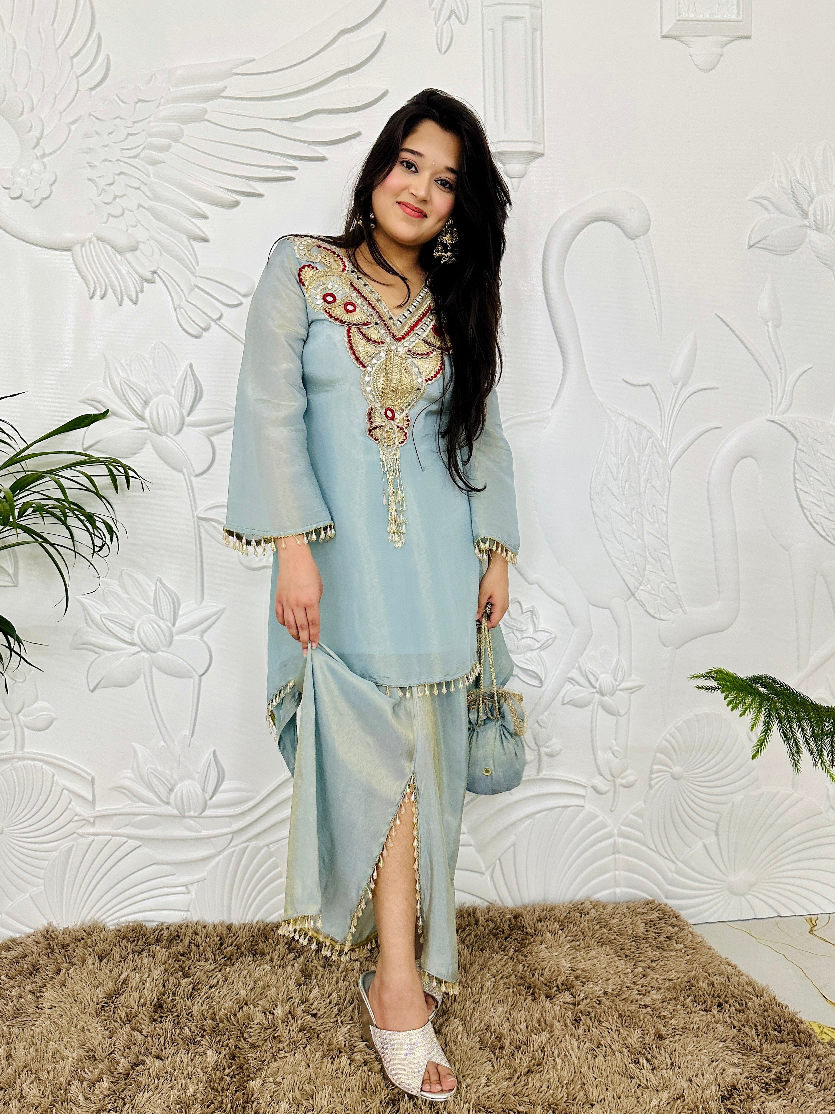 Nazia  - Grey Indo-Western