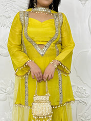 Zoya - Lime Modern Sharara
