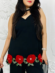 Kaira - Black Indo-Western Beauty