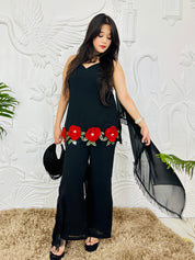 Kaira - Black Indo-Western Beauty