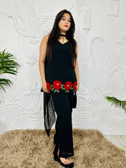 Kaira - Black Indo-Western Beauty
