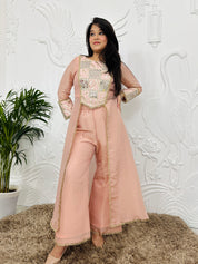 Noora - Peach Designer Co-ord Set