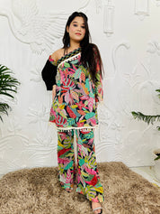 Julia - Black Designer Co-ord Set