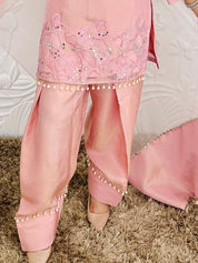 Nayab - Blush Pink Farshi Salwar Suit