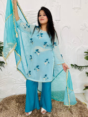 Mishba - Blue 3D Designer Suit
