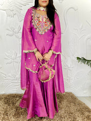 Raha - Purple  Sharara Suit