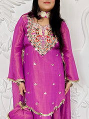 Raha - Purple  Sharara Suit