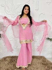Ayesha - Blush Pink Sharara