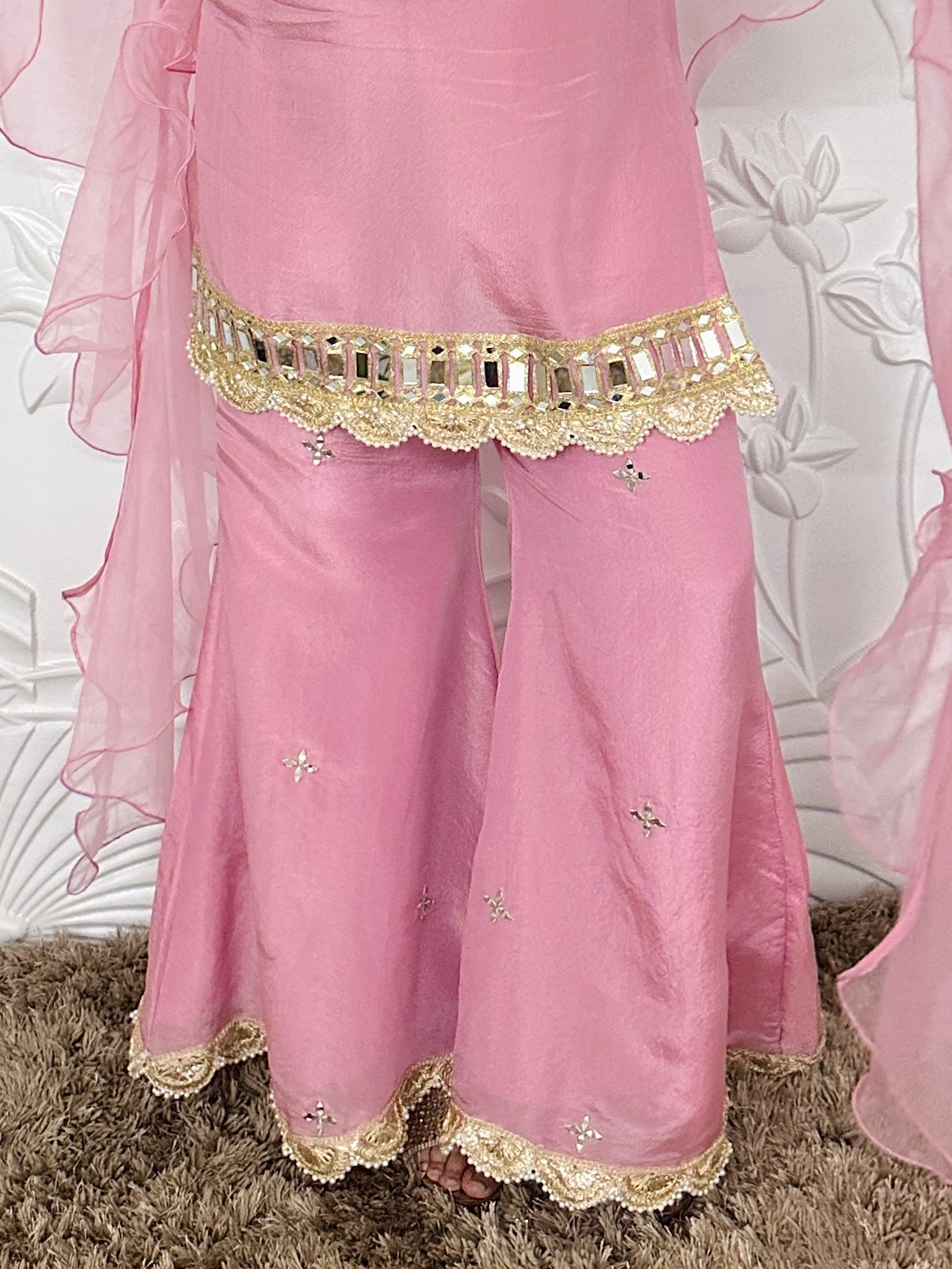 Ayesha - Blush Pink Sharara
