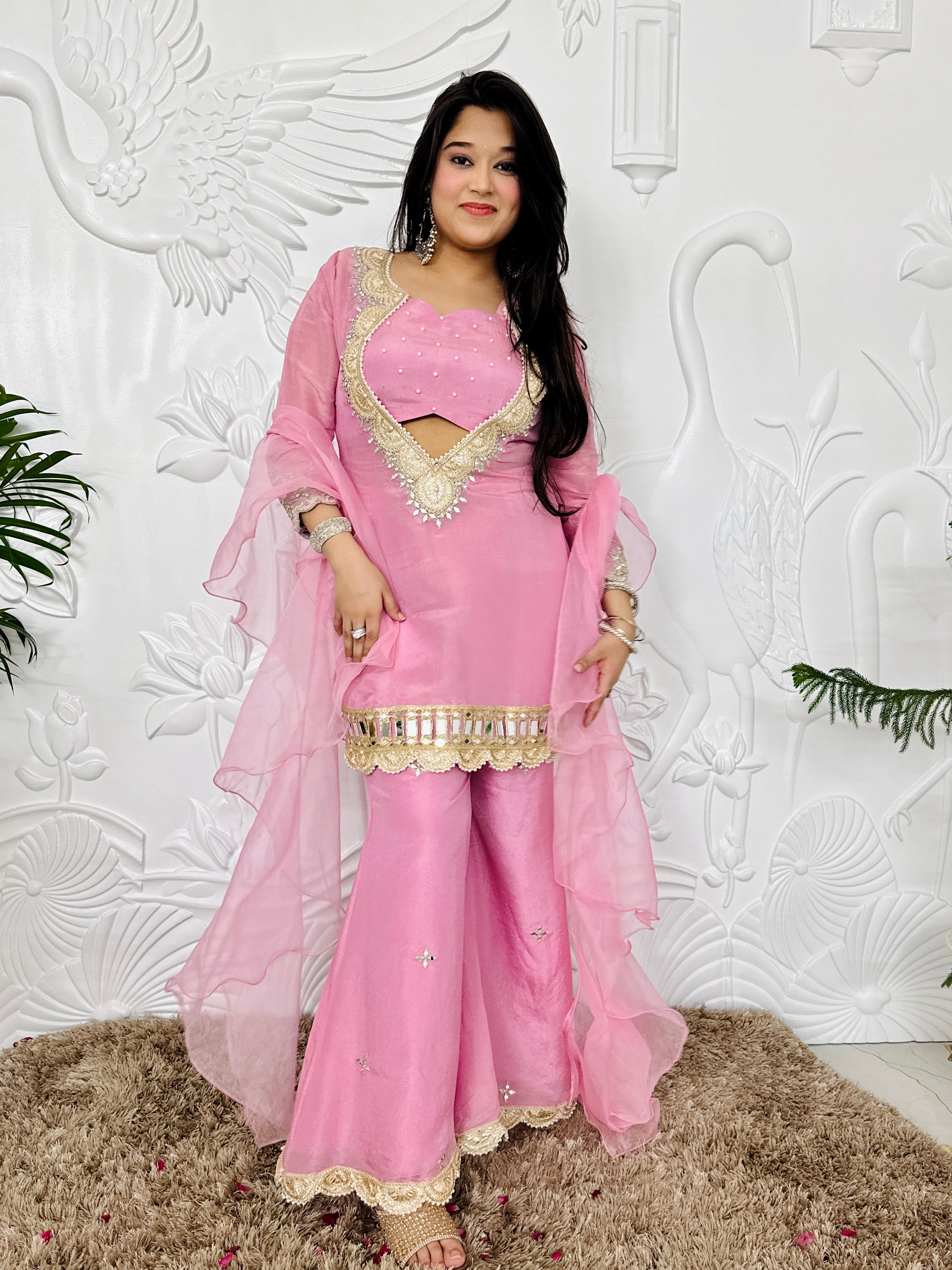 Ayesha - Blush Pink Sharara