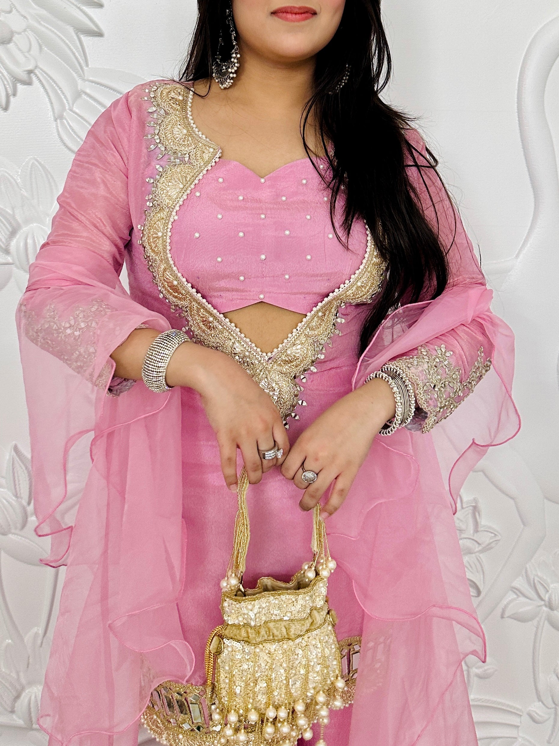 Ayesha - Blush Pink Sharara