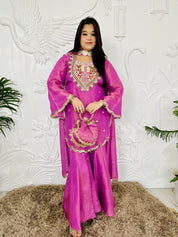 Raha - Purple  Sharara Suit