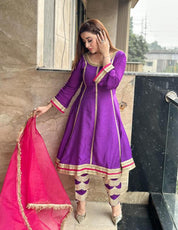 Ada - Purple Anarkali