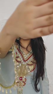 Nazia  - Grey Indo-Western