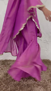 Raha - Purple  Sharara Suit