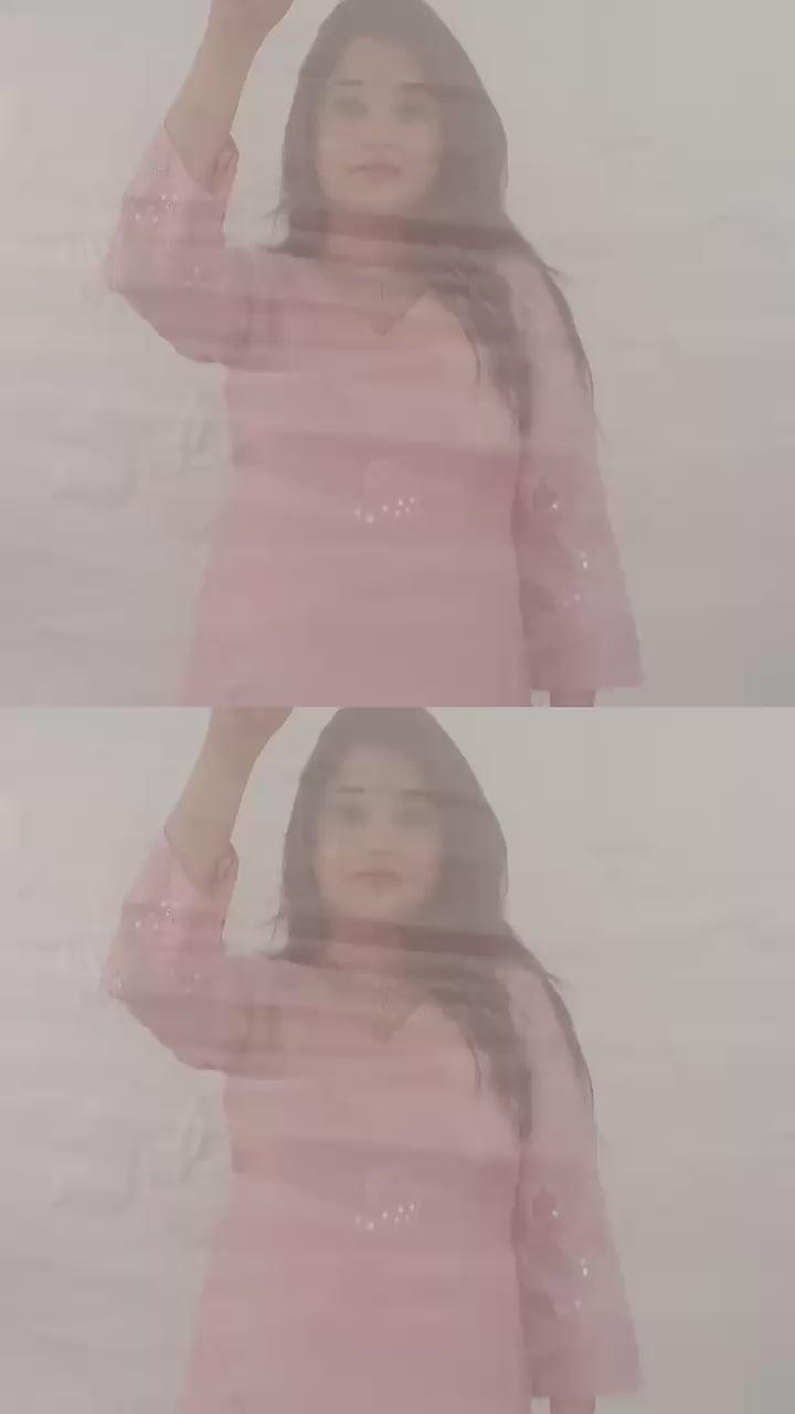Nayab - Blush Pink Farshi Salwar Suit