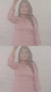 Nayab - Blush Pink Farshi Salwar Suit